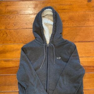 Hollister size medium soft warm Sherpa like jacket.